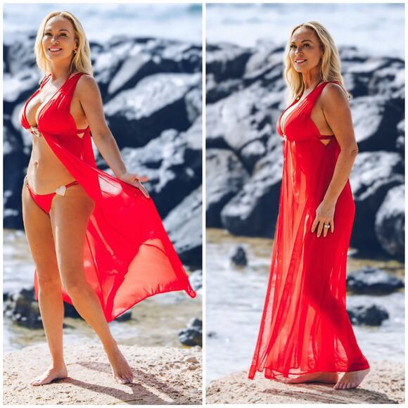 Bikini Crush Eva / Daniella Crystal Cover Up $179 - Picture 1 of 8